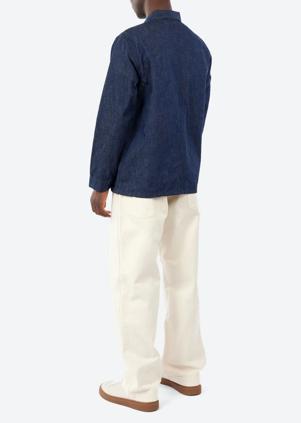 Men's Button Front Patch Pocket Coverall