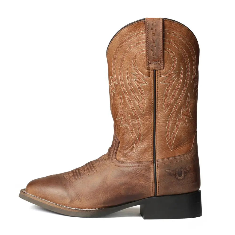 Modern Side Pull Men's Denim Boots