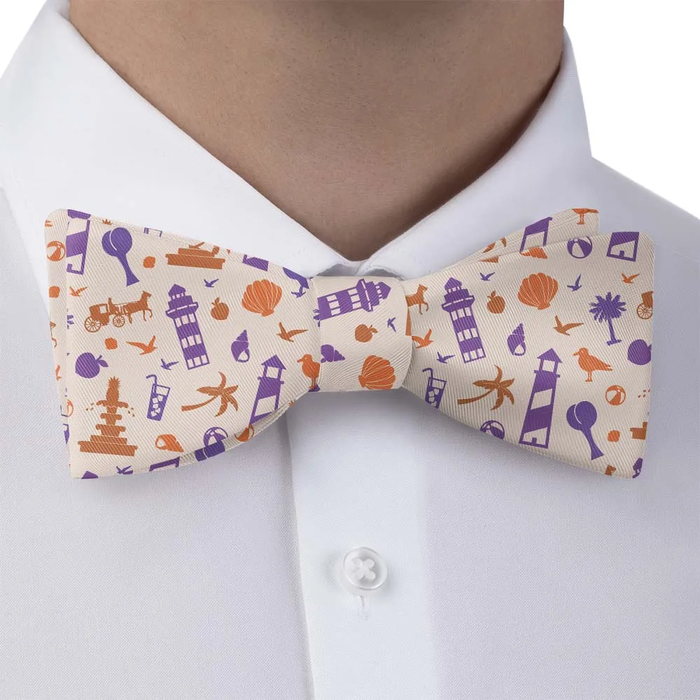Pineapple Heritage Motif Bow Tie