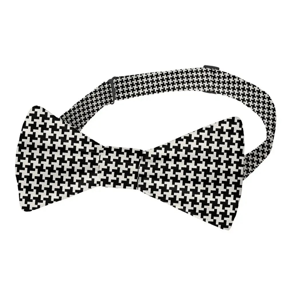 Puppytooth Pattern Bow Tie
