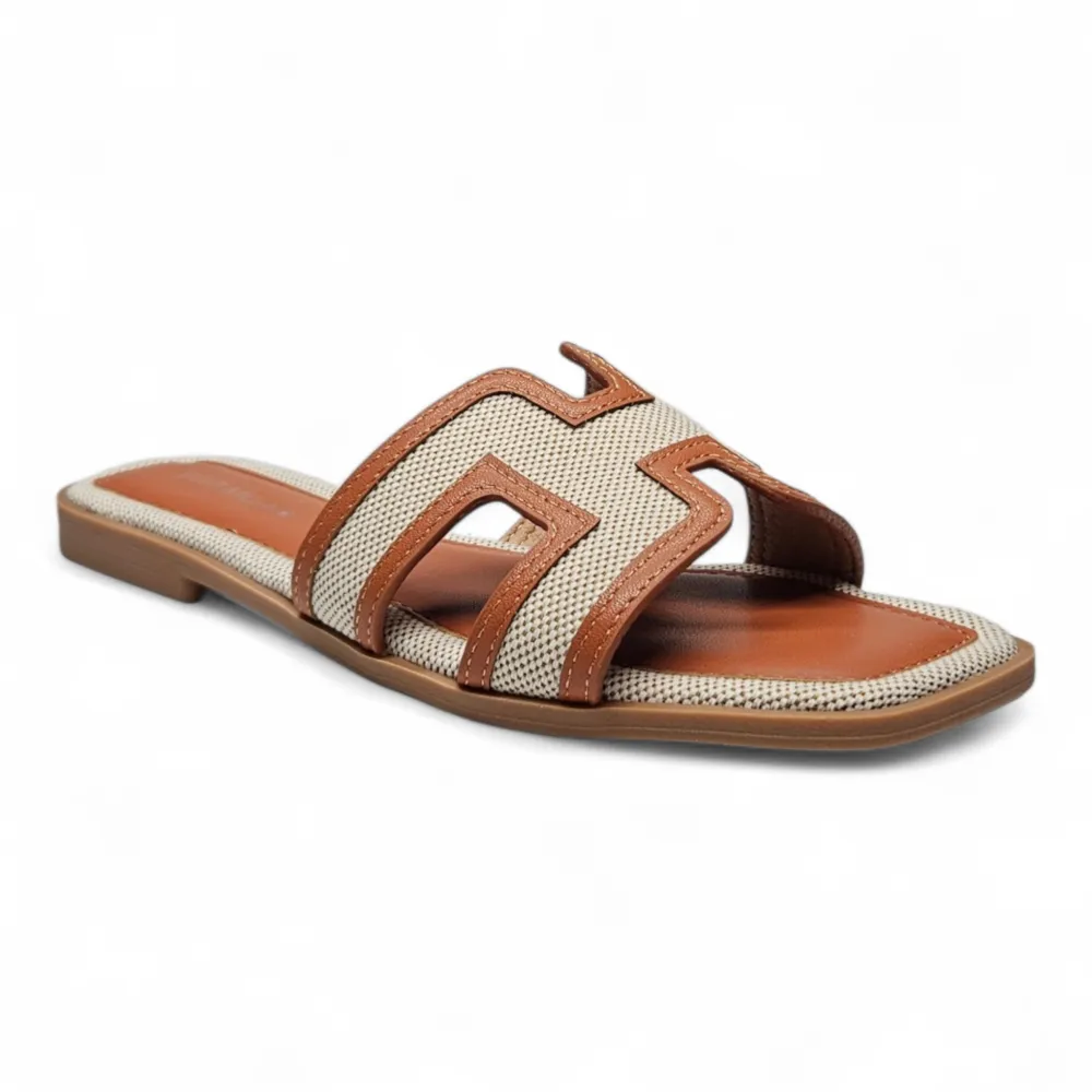 Coastal Canvas H Band Sandal