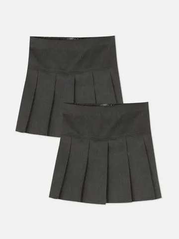 3-8yrs | 2pk Pleated School Skirts