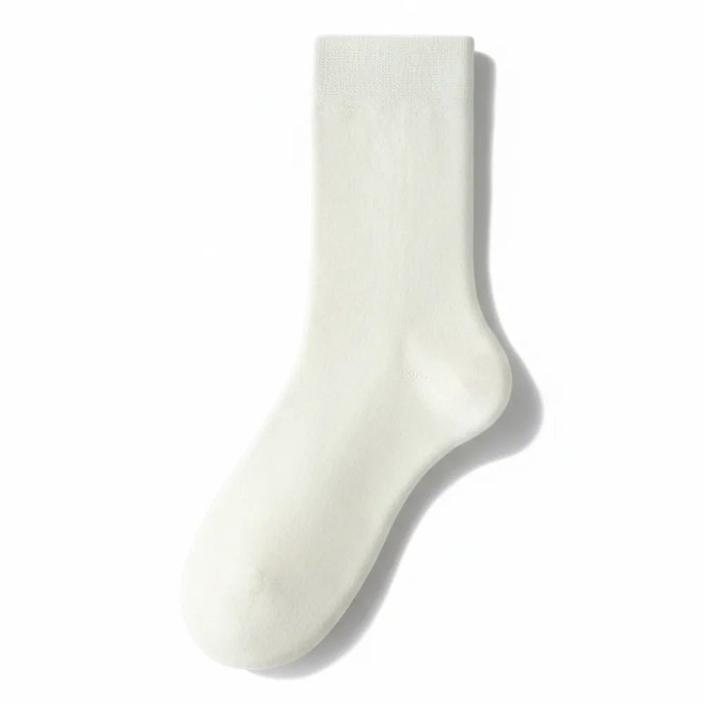 Pure Cotton Comfort Crew Socks