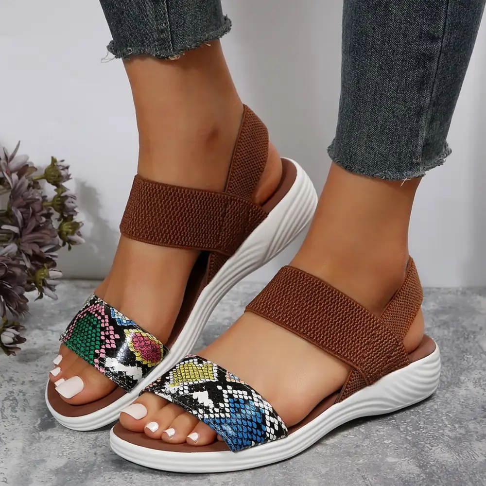 Classic Open-Toe Heeled Sandals