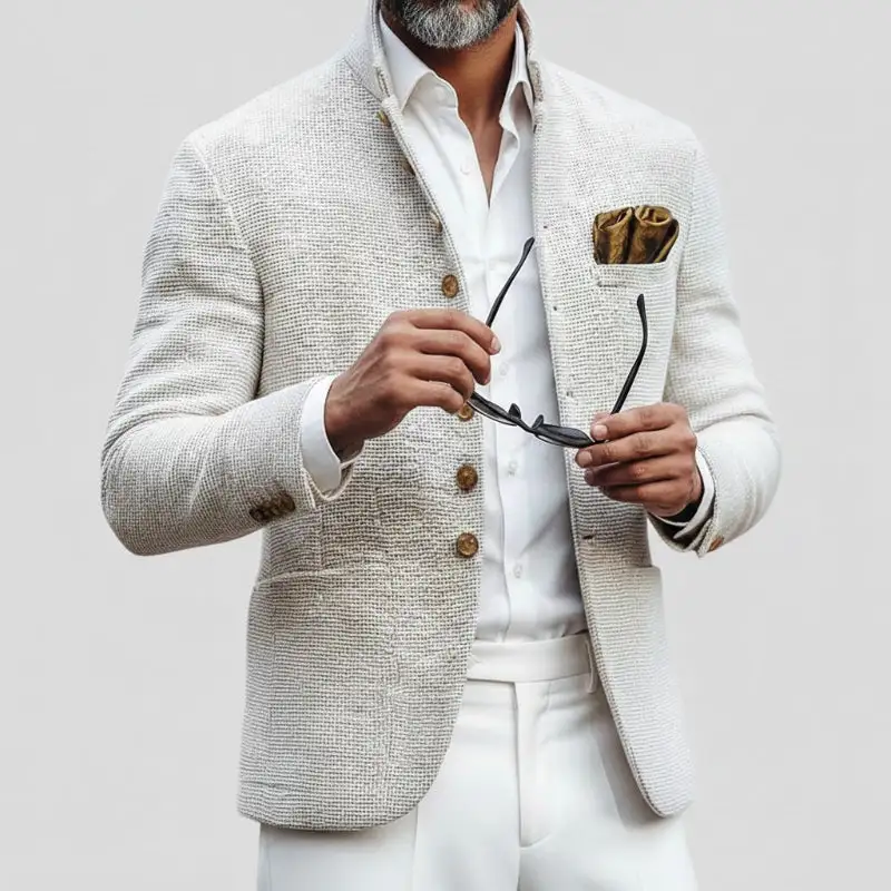 Textured Work Tweed Jacket