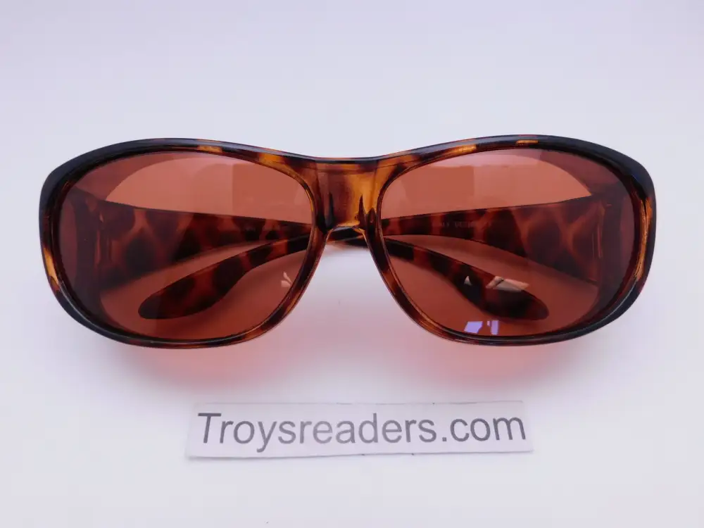 Amber Lens 63mm Polarized Fit-Over Sunglasses