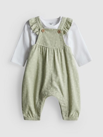 0-18mths | Bodysuit and Corduroy Dungarees Newborn Set detail 2