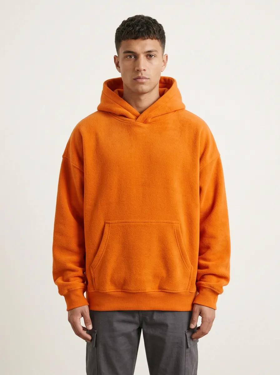 Unisex Simple Layer Hooded Sweatshirt