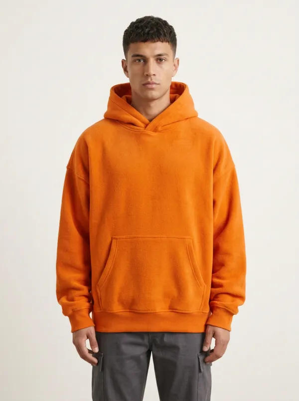 Unisex Simple Layer Hooded Sweatshirt