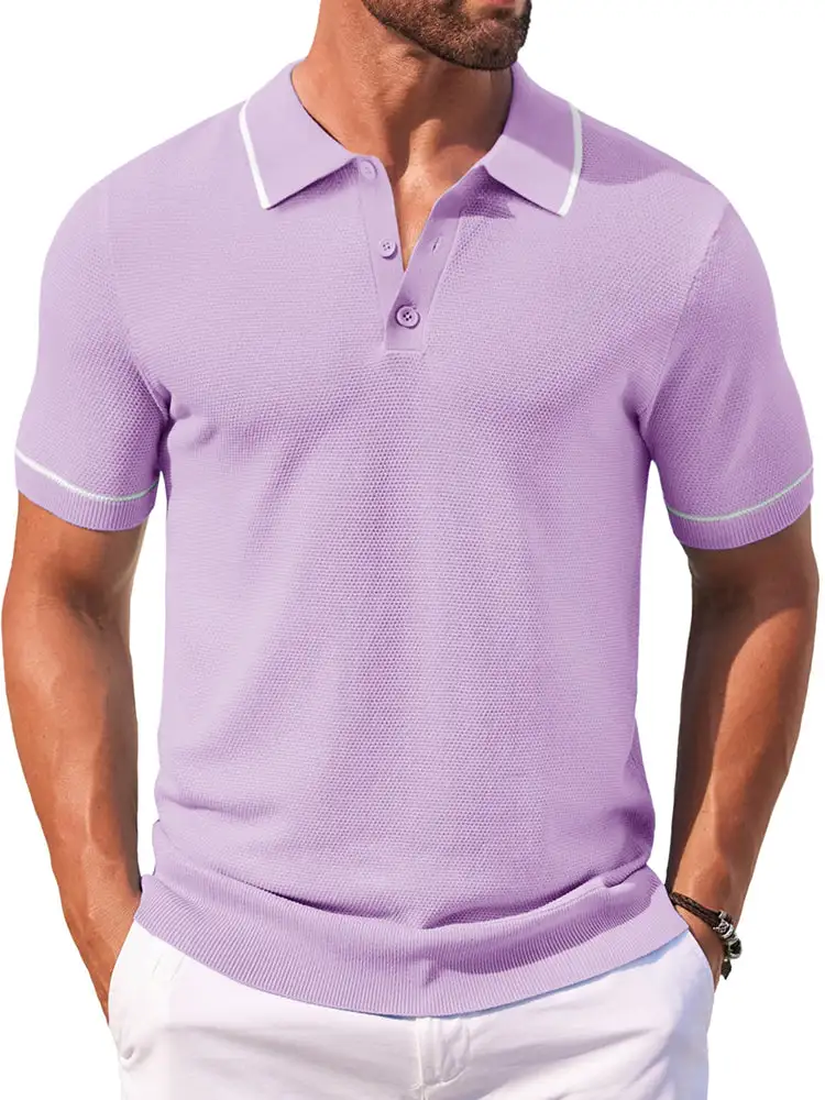Leisure Knit Golf Polo Shirts