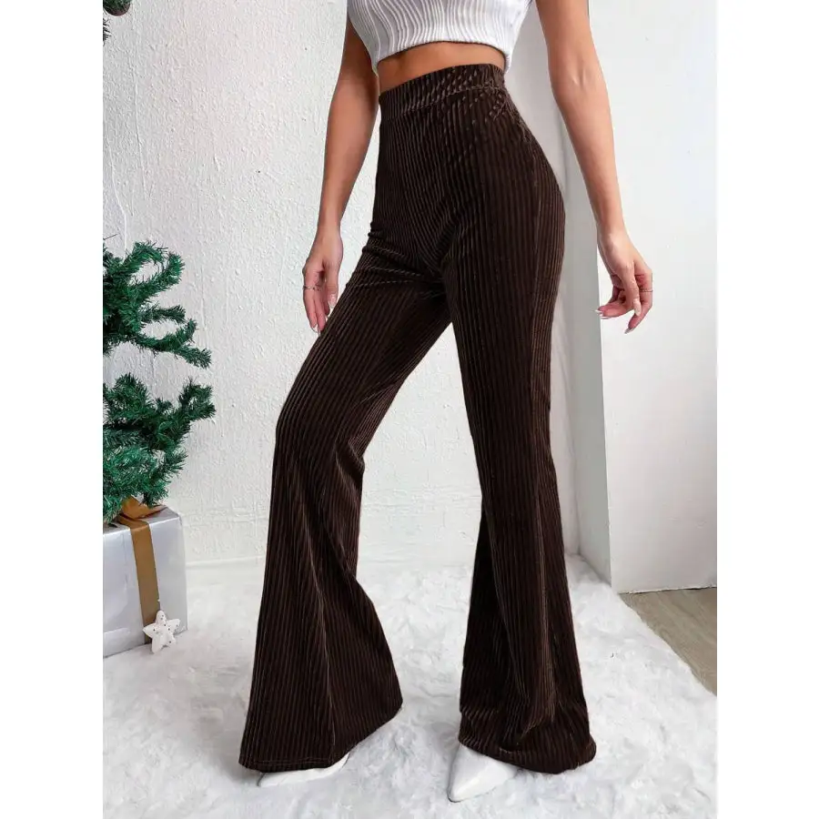 Classic High Waist Flare Pants