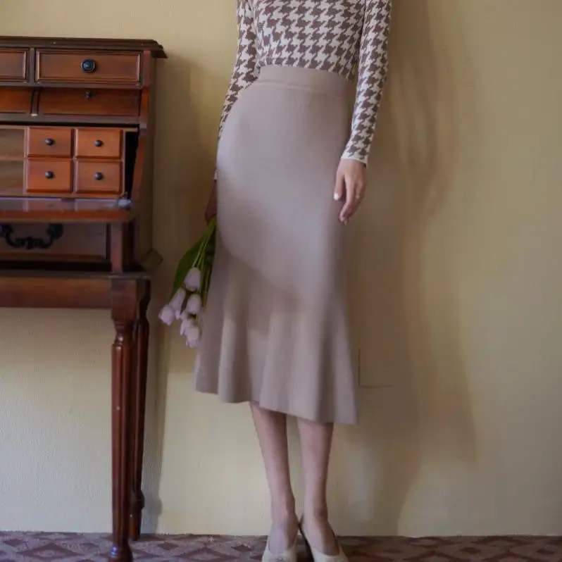 Gentle Boutique Everyday Casual Polyester Skirt