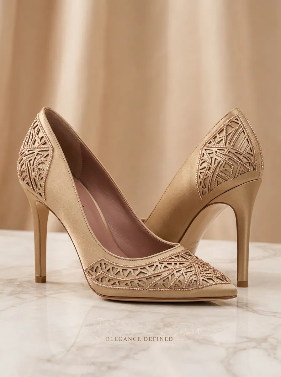 Geometric Women's Formal High Heels