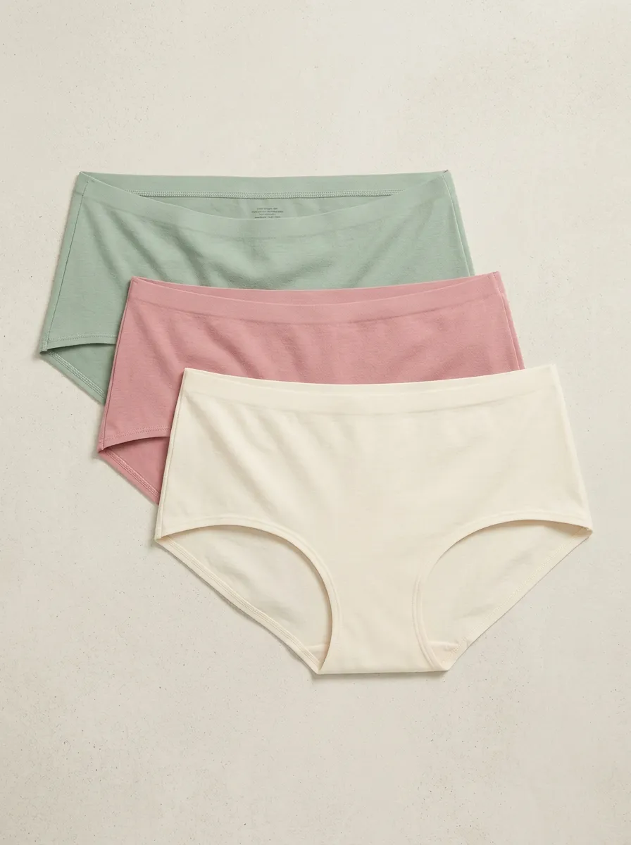 Refined Women's Three-Piece Panty Set