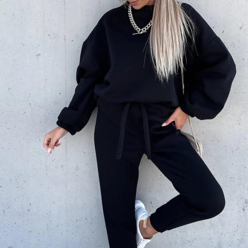 Hoodie And Pants Casual Two-Piece Set
