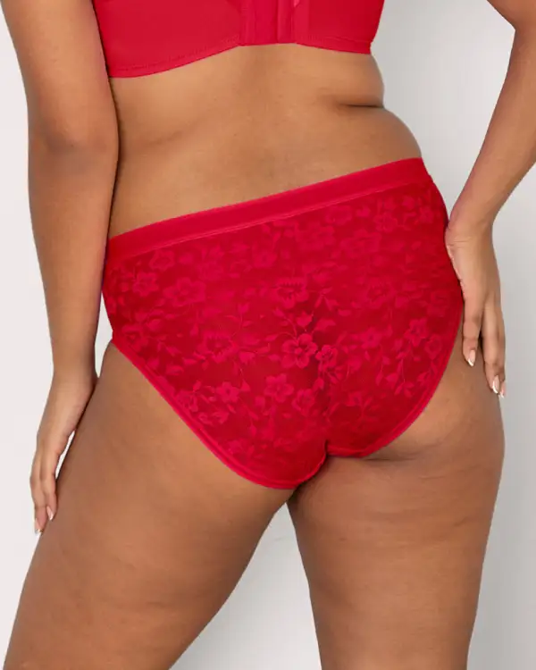 Lace High Cut Brief