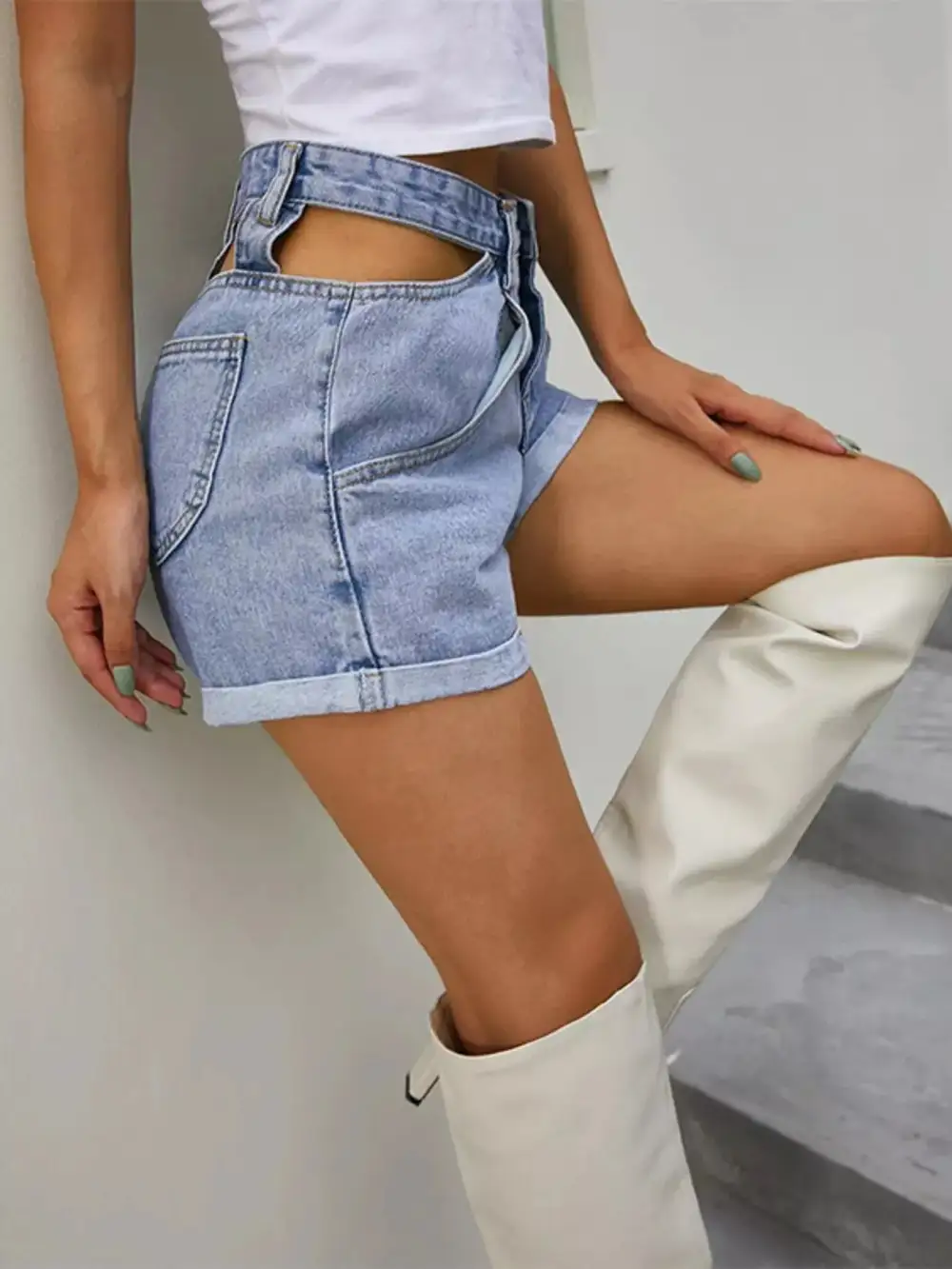 Lounge High Waist Shorts
