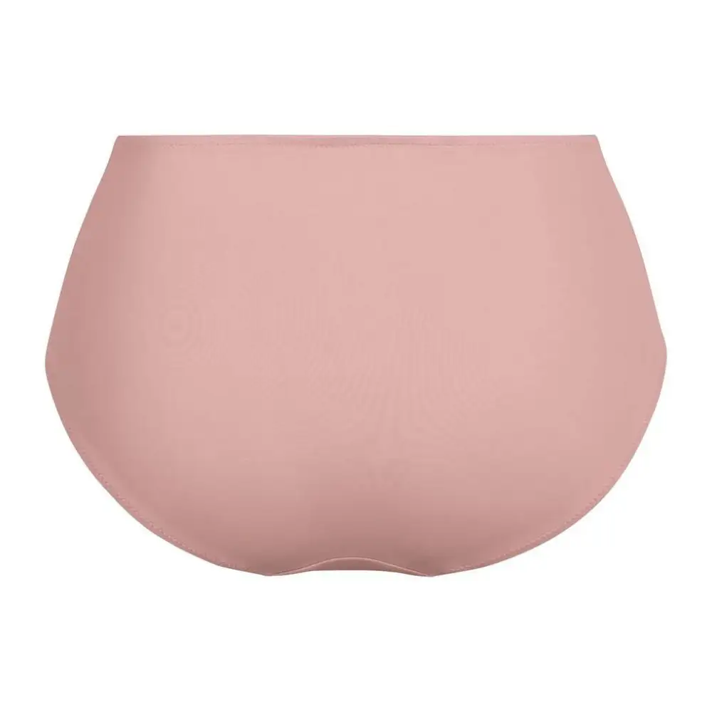 Women's Full Coverage Cotton Gusset Floral Lace Mesh Microfiber Cotton Second Skin Soft Fabric Brief Panty
