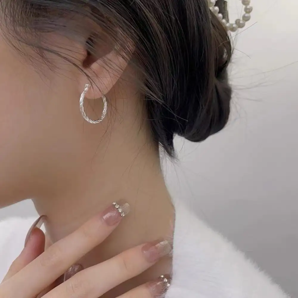Sterling Silver Hoop Earrings