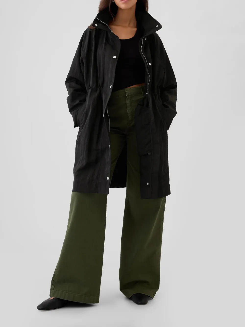 Smooth Hooded Jacket