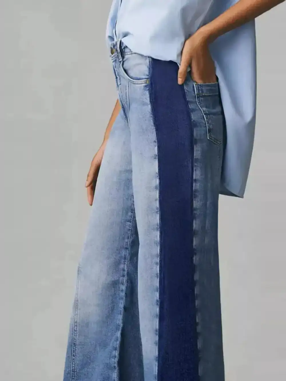 Washed Loose Fit Denim Jeans
