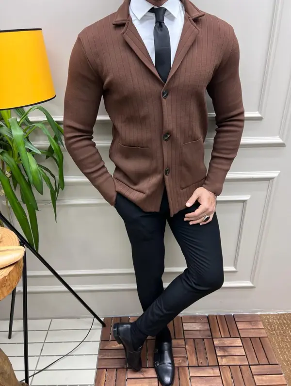 Slim Fit Wool Casual Jacket
