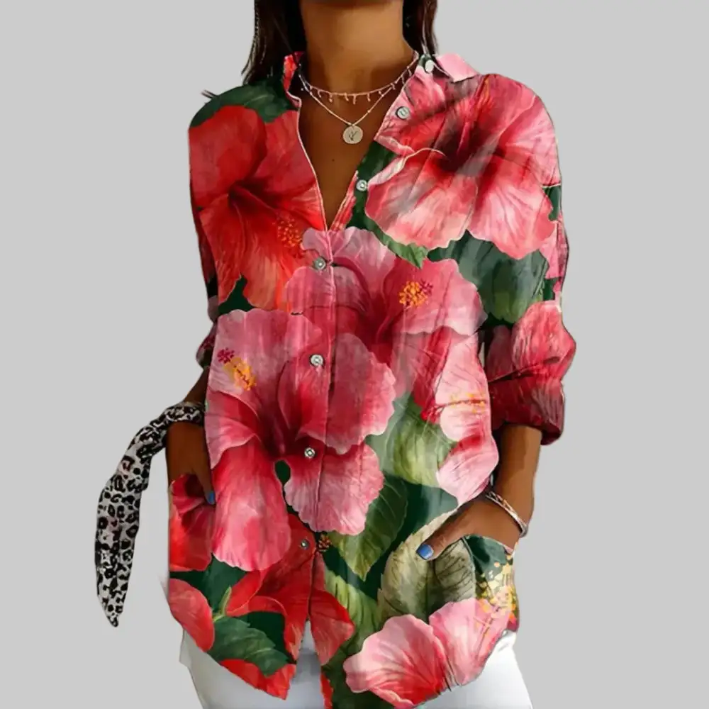 Floral Printed Relaxed Blouse