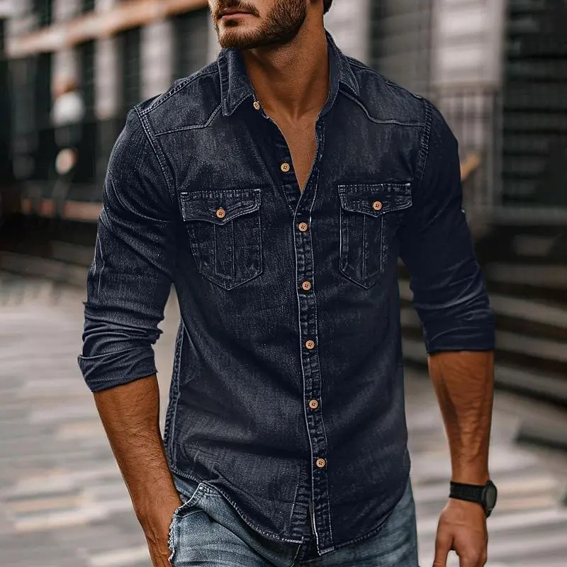 Washed Utility Pocket Shirt
