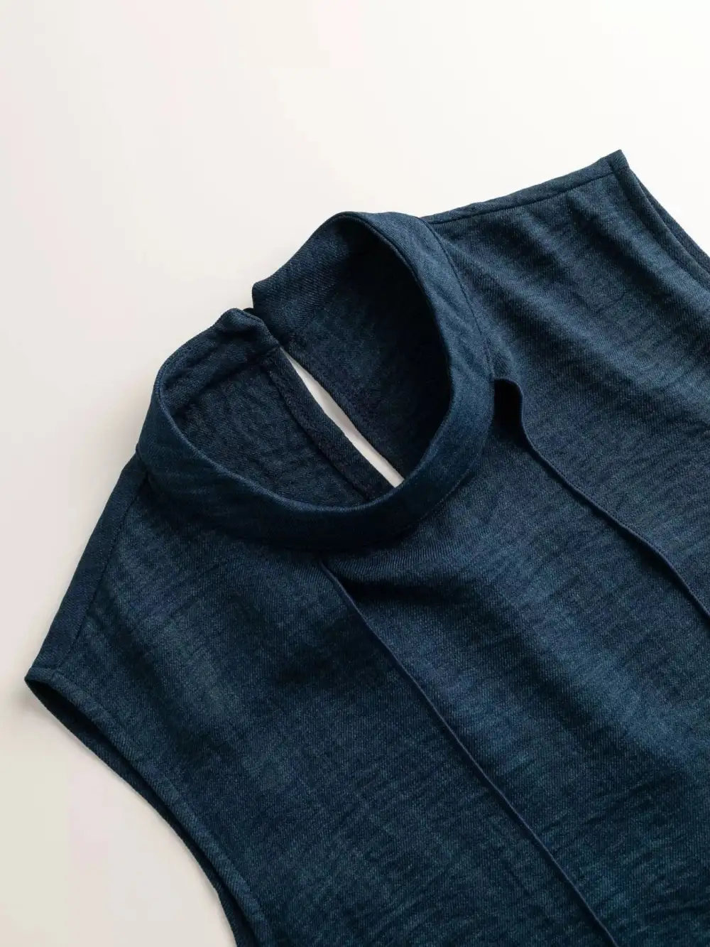 Mock Neck Sleeveless Top