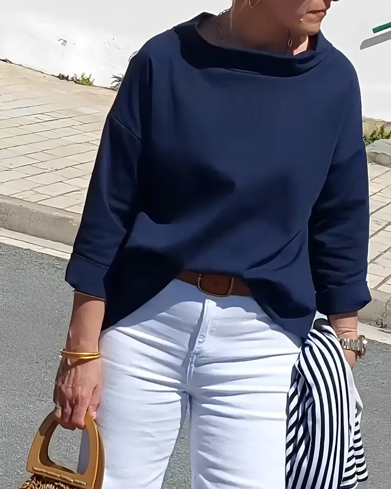 Relaxed Patterned Top