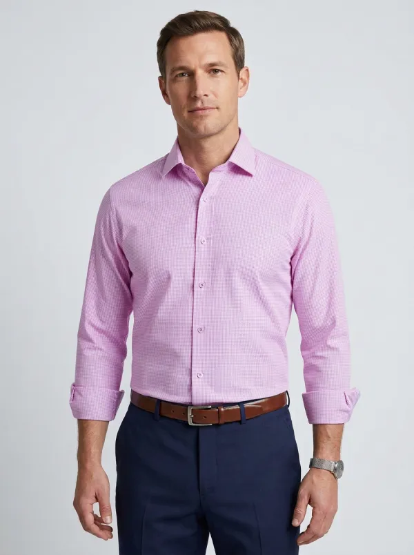 Men's Gingham Dress Shirt