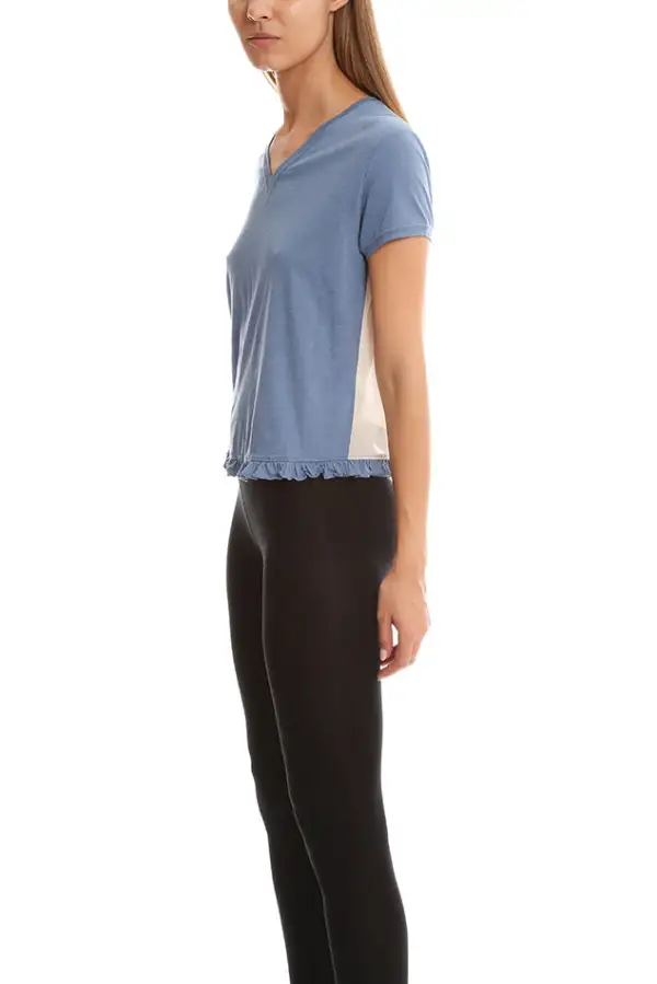 Short Sleeve V-Neck Cotton T-Shirt