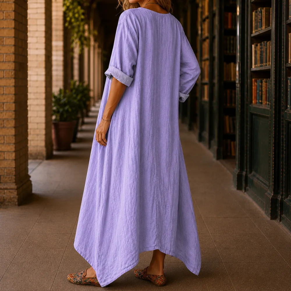 Handkerchief Printed Casual Dress