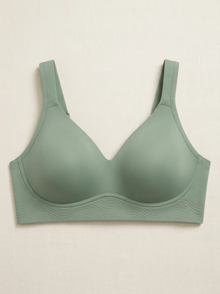 Minimal Wireless Seamless-Look Bra