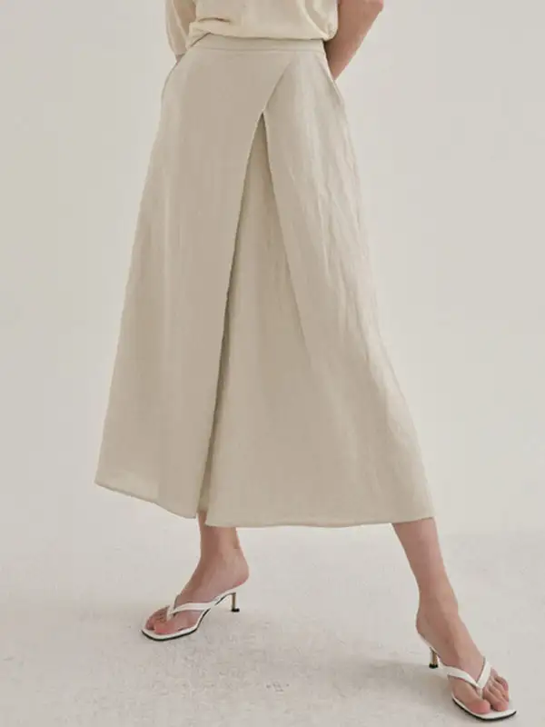 Women's Cropped Loose Fit Pants