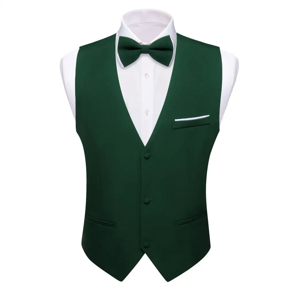 Polished V Neck Casual Formal Dress Vest