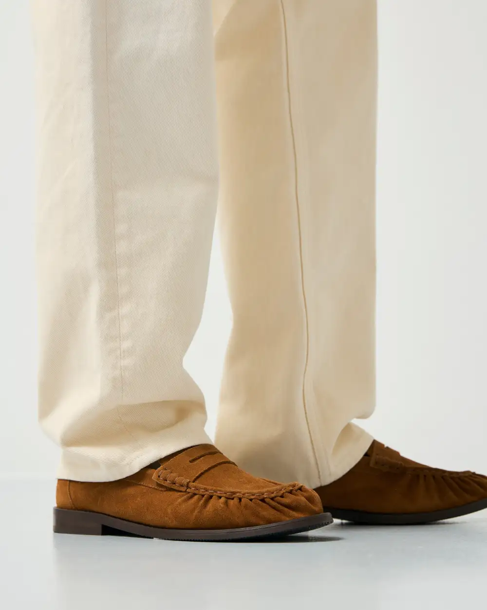 Relaxed Casual Suede Loafers