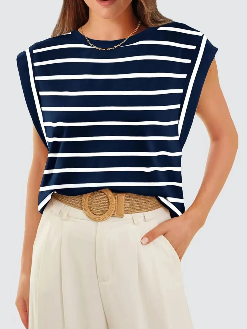 Casual Round Neck Tank