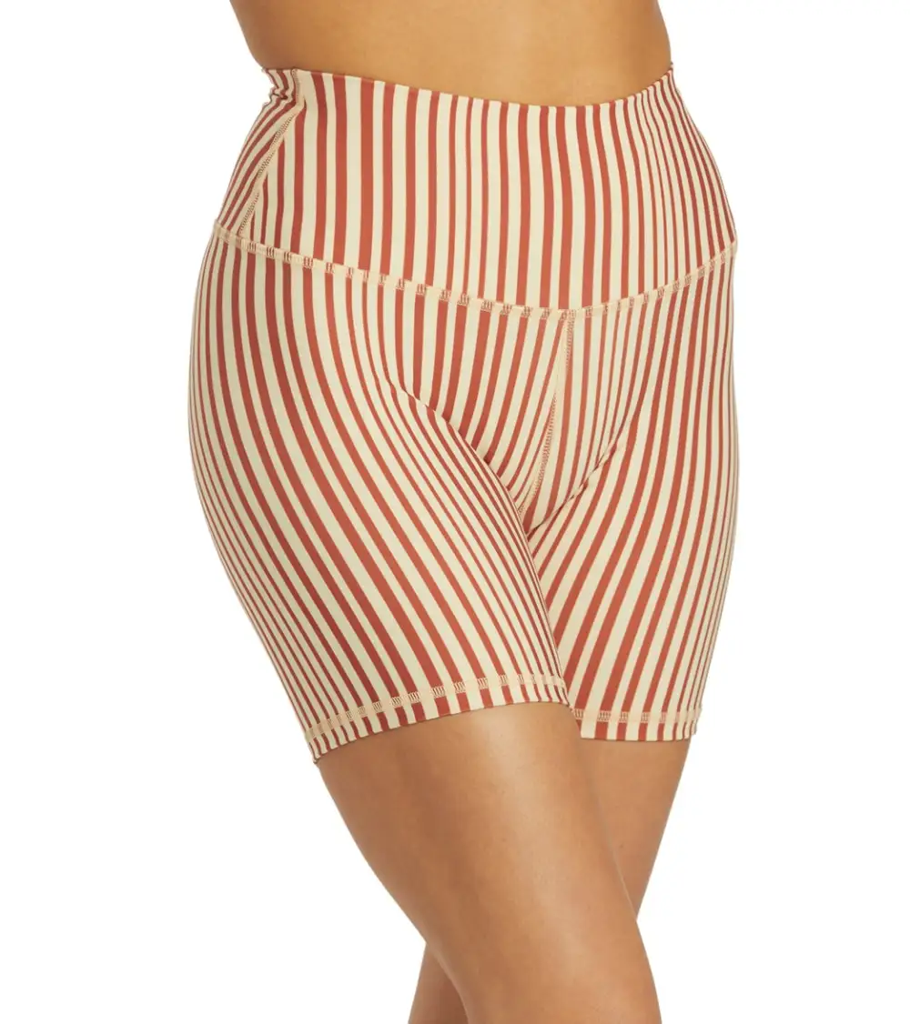Foldover Waist Pocket Yoga Shorts