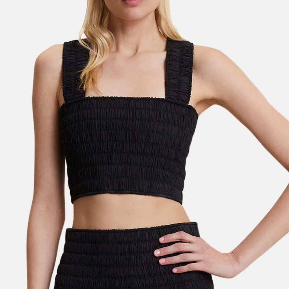 Cotton Cropped Tank Top
