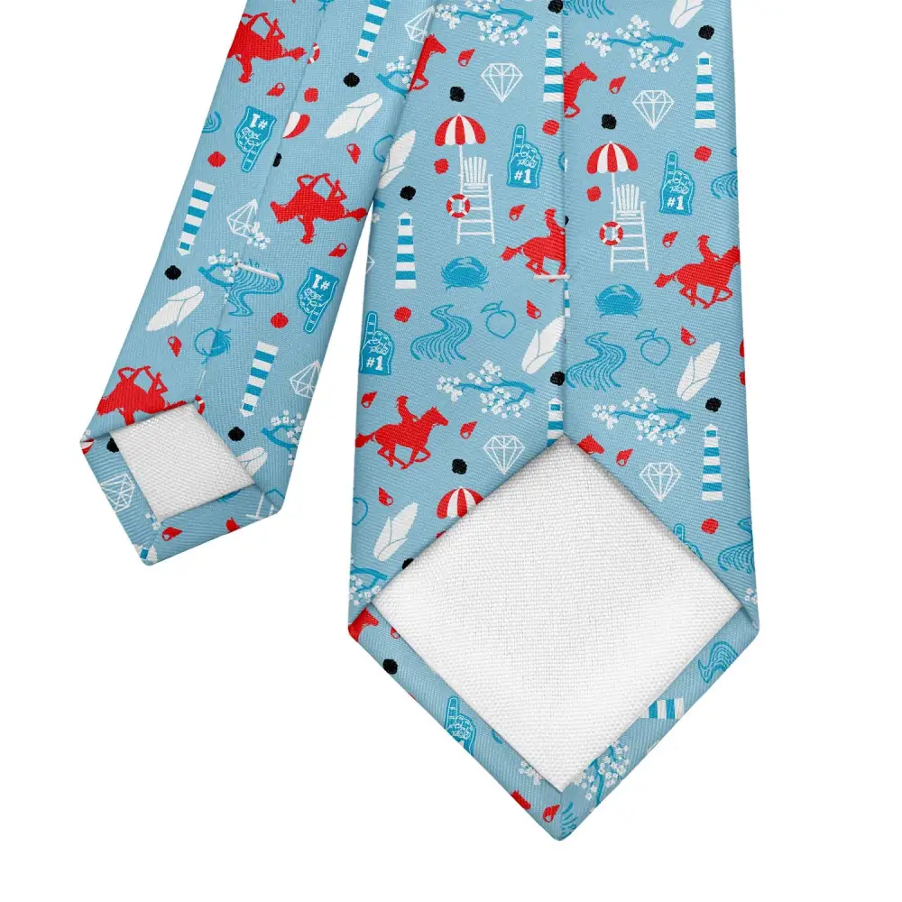 Refined Heritage Emblem Theme Necktie