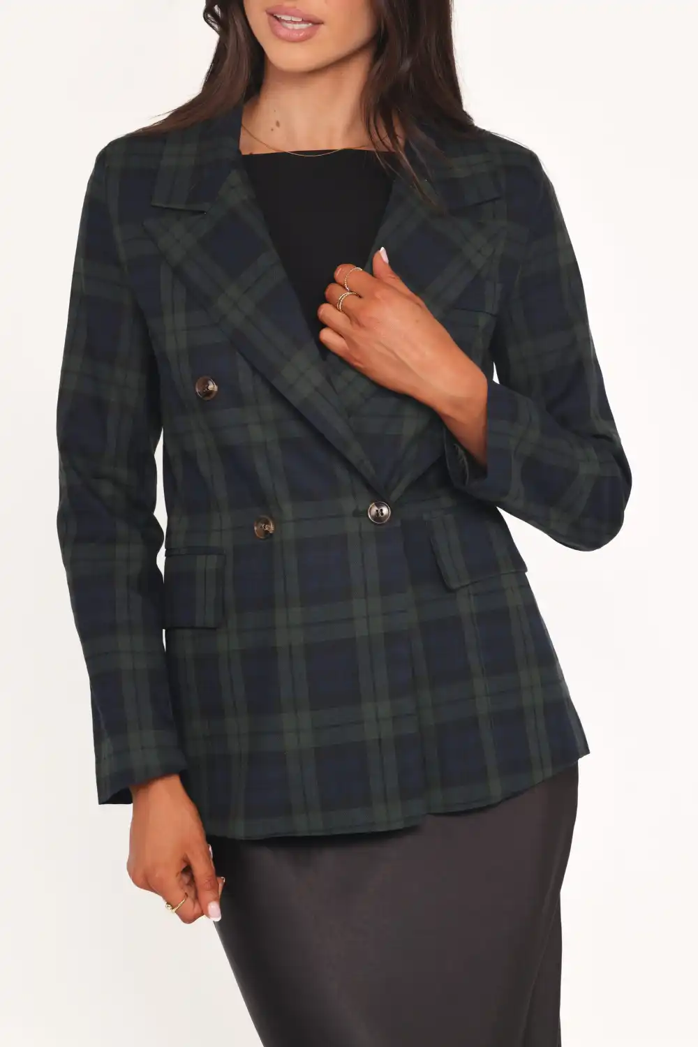 Oversized Plaid Blazer