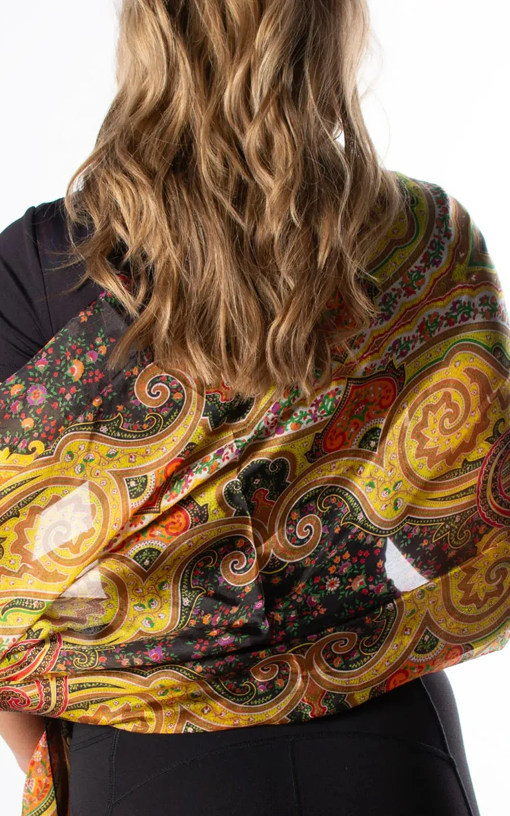 Fashion Oil Painting Color Jacquard Women's Scarf