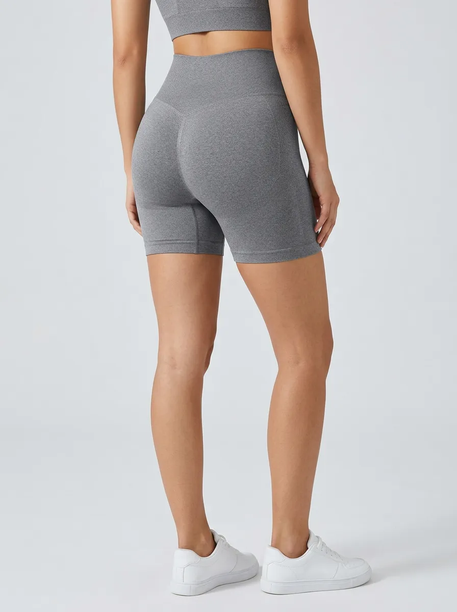 Women's Glute-Contour Mid-Thigh High-Rise Biker Shorts