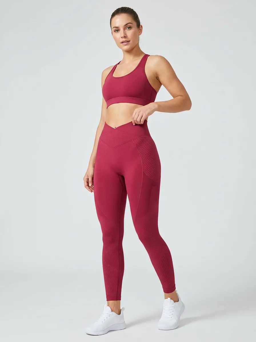 Women's Workout V-Waist Seamless Fitness Leggings