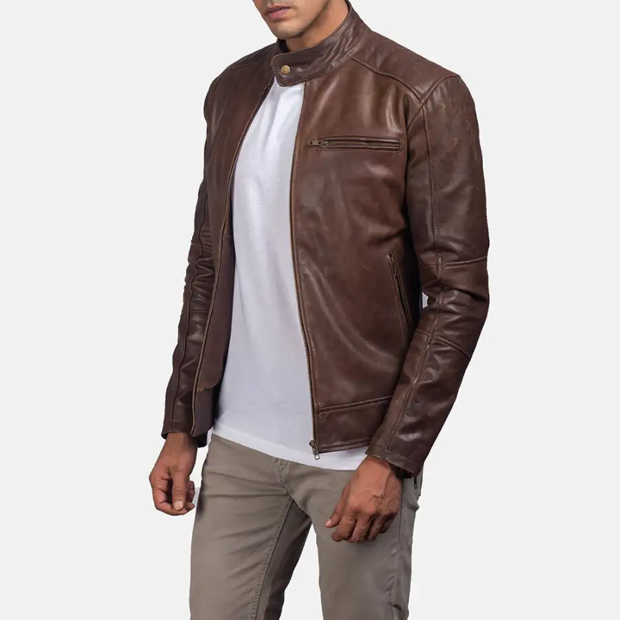 Men's Biker Leather Jacket