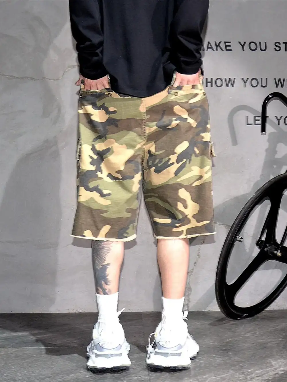 Drawstring Utility Pocket Casual Shorts