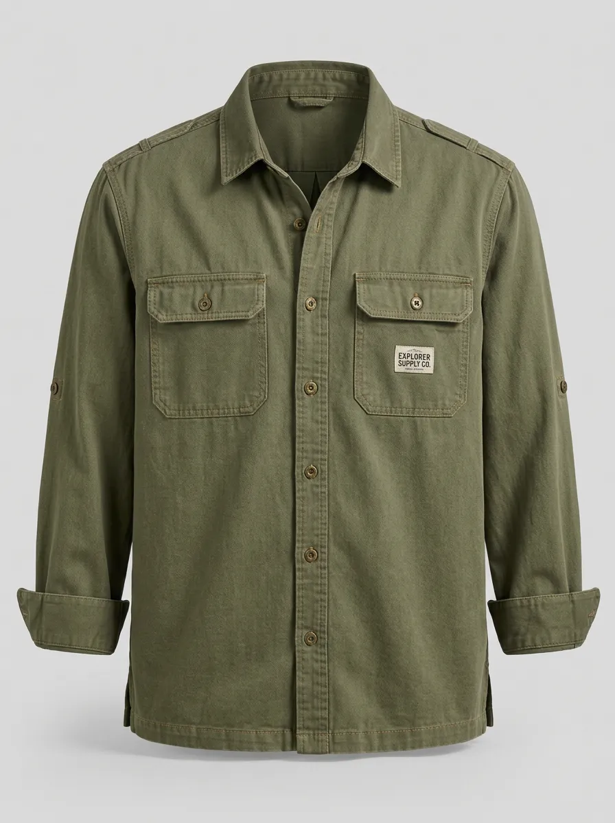 Men's Outdoor Explorer Supply Co. Patch Printed Shirt