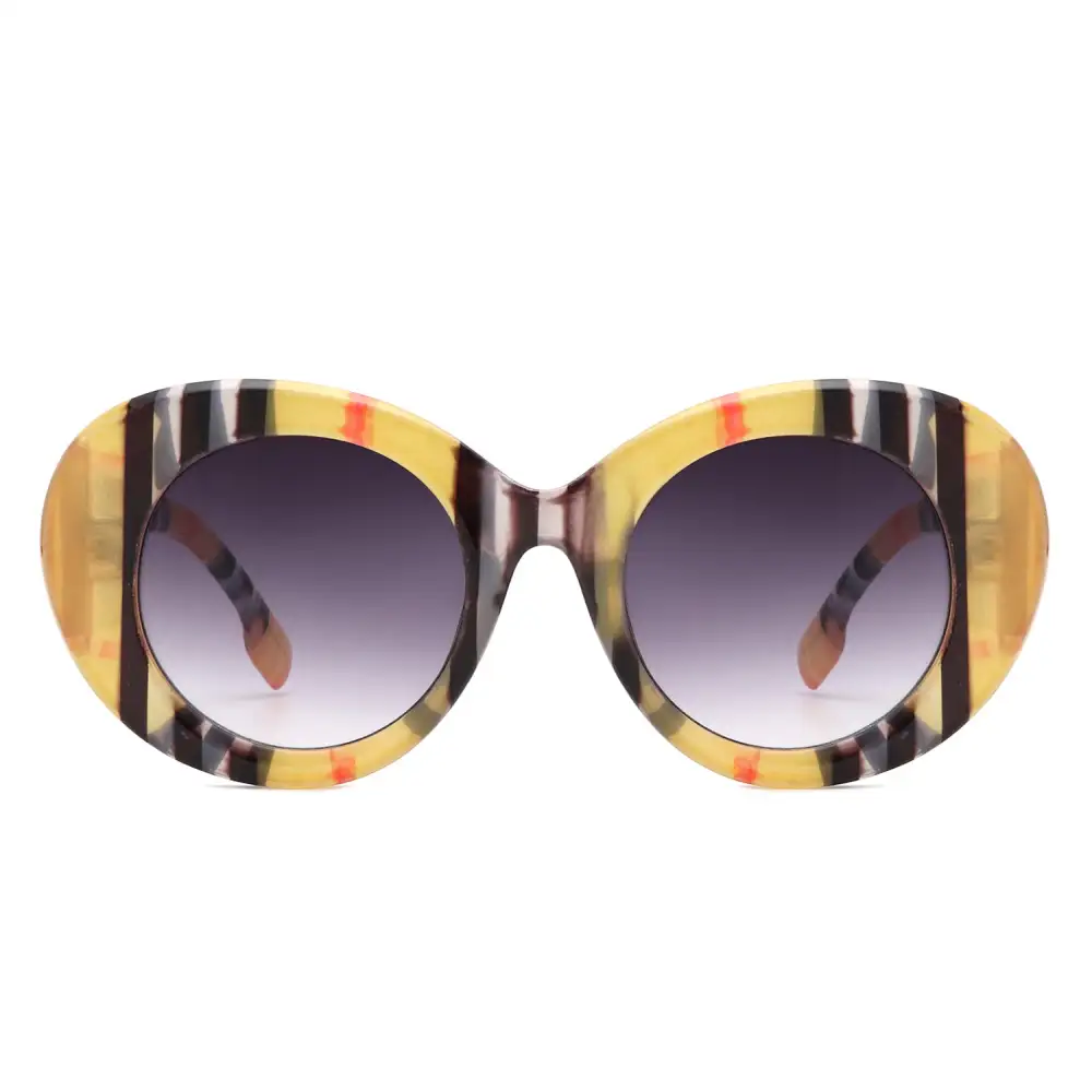 Oversized Round Oval Sunglasses