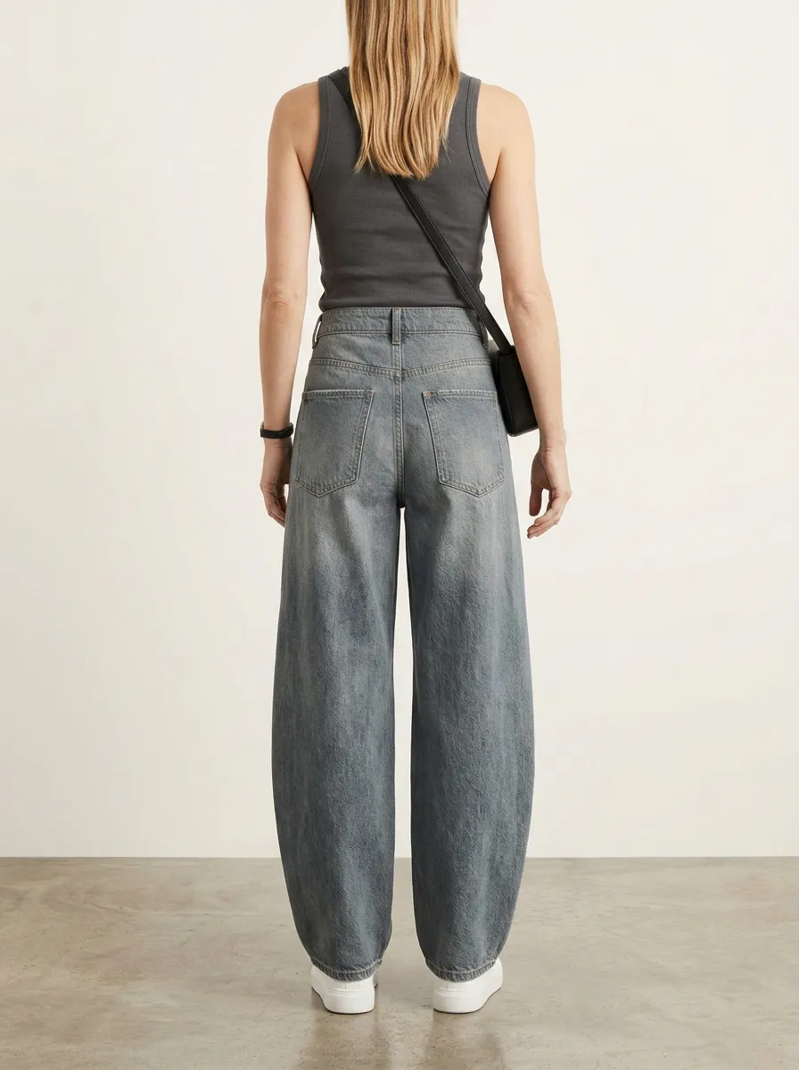 Women's Wide Leg Casual Denim Jeans